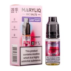 Liquid Maryliq Sel Nicotinique 10ml - Glace à la Fraise 20mg | Bigvapoteur