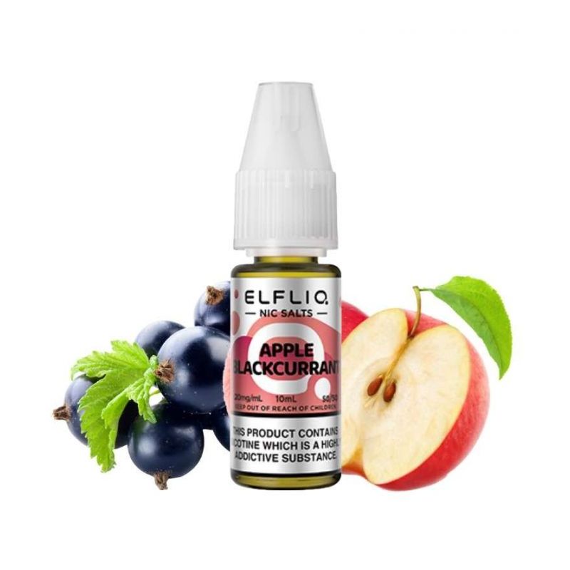 Liquid ELFBAR ELFLIQ Salt - Pomme Cassis 20mg 10ml | Bigvapoteur