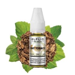 Liquid ELFBAR ELFLIQ Salt - Mint Tobacco 20mg 10ml | Bigvapoteur