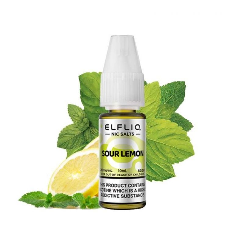 Liquid ELFBAR ELFLIQ Salt - Kwaśny Cytrynowy 20mg 10ml | Bigvapoteur