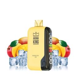 Puff NoNic Galaxy II 20000 Mango On Ice - Aroma King (50mg effect) | Bigvapoteur