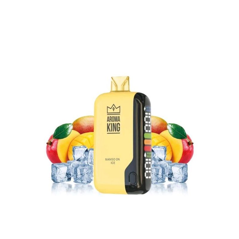 Puff NoNic Galaxy II 20000 Mango On Ice - Aroma King (50mg efekt) | Bigvapoteur