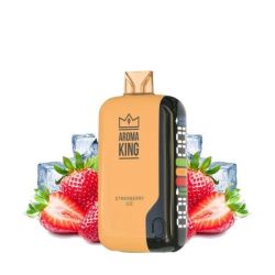 Puff NoNic Galaxy II 20000 Strawberry Ice - Aroma King (50mg effect) | Bigvapoteur