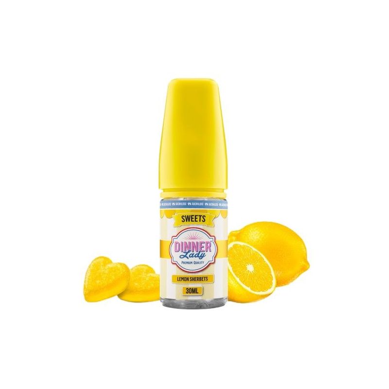 Longfill Dinner Lady - Cytrynowe Lody Sherbets 7/30ml | Bigvapoteur