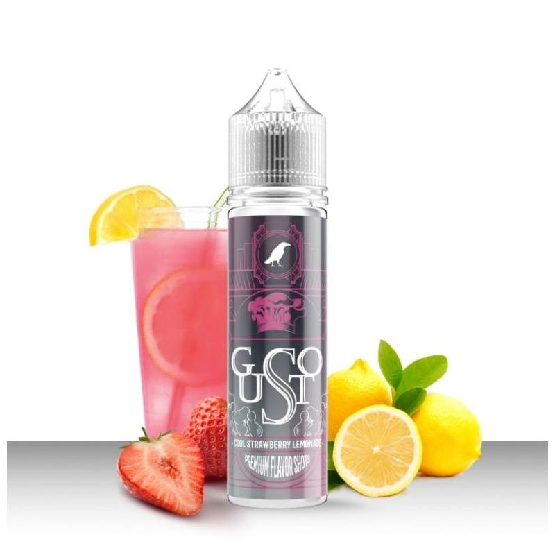 Longfill Omerta - Gusto Cool Citronnade à la Fraise 10/60ml | Bigvapoteur