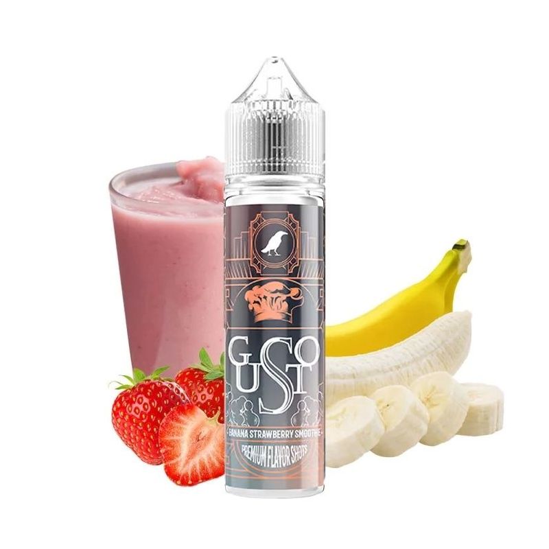 Longfill Omerta - Gusto Banan Truskawka Smoothie 20/60ml | Bigvapoteur