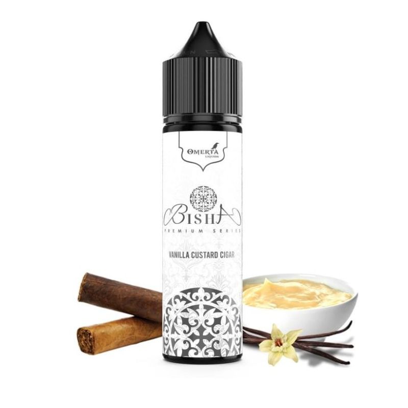 Longfill Omerta - Bisha Waniliowy Budyń Cygaro 10/60ml | Bigvapoteur