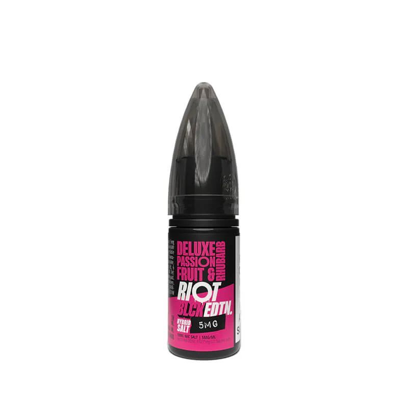 Liquid Riot Squad BLCK EDTN 10ml - Deluxe Passionfruit & Rhubarb 20mg | Bigvapoteur
