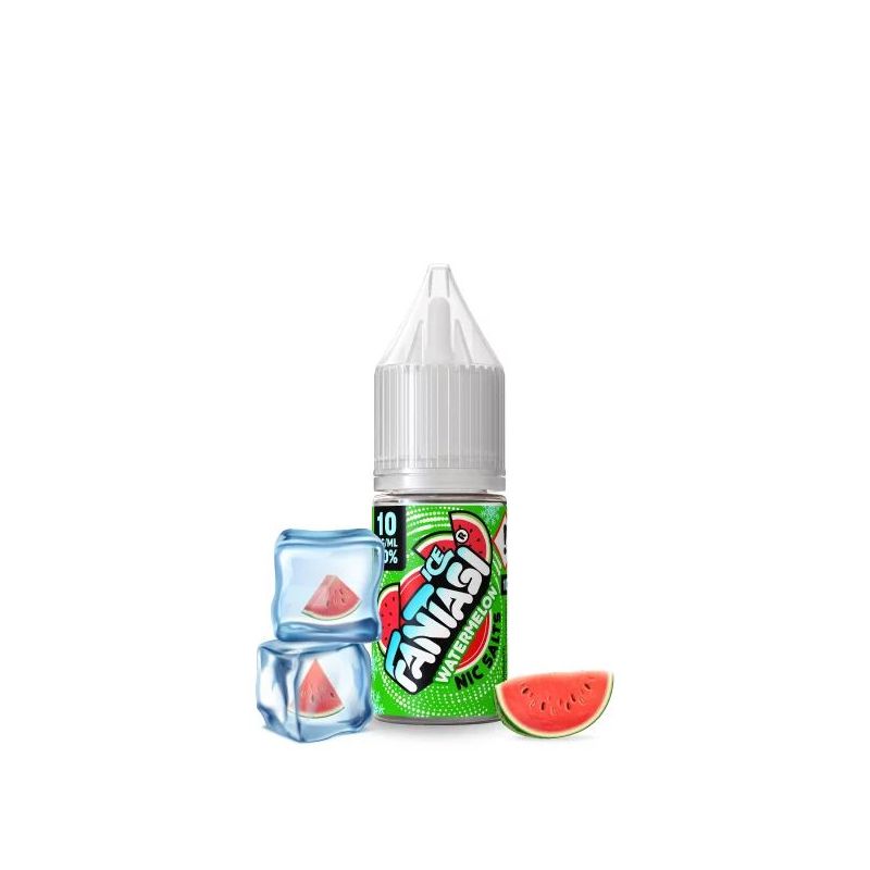 Liquid Fantasi Sel de Nicotine 10ml - Pastèque Glacée 20mg | Bigvapoteur
