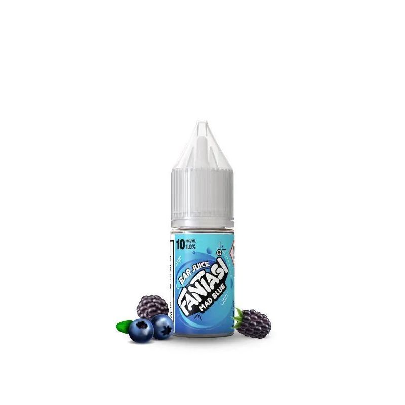 Liquid Fantasi Nic Salts 10ml - Mad Blue Ice 20mg | Bigvapoteur