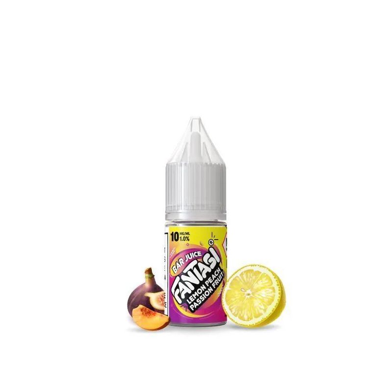 Liquid Fantasi Sels de Nicotine 10ml - Citron, Pêche & Fruit de la Passion Glacé 20mg | Bigvapoteur