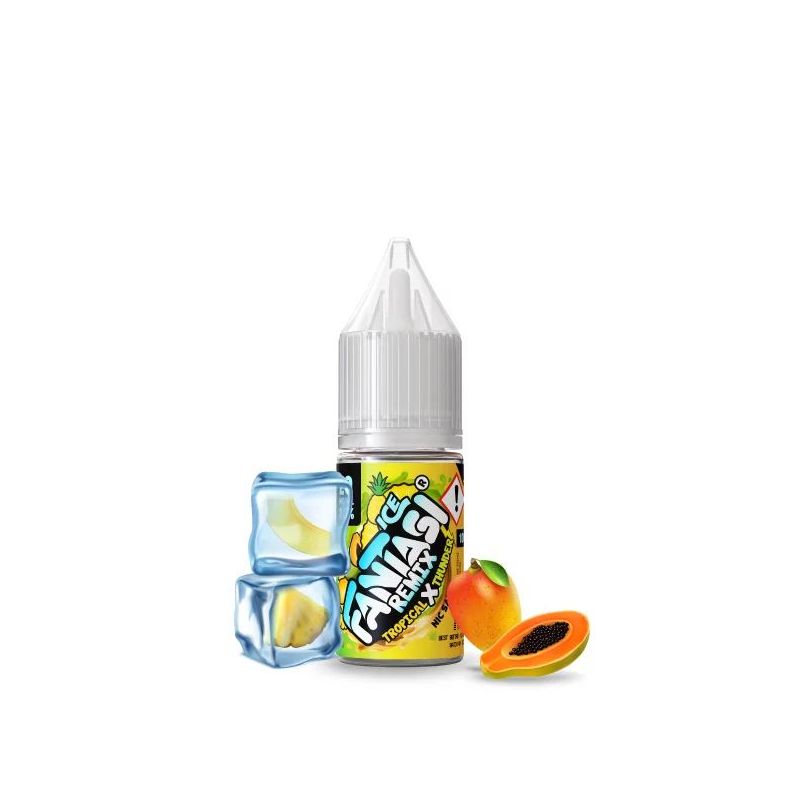 Liquid Fantasi Nic Salts 10ml – Tropical X Thunder Glace 20mg | Bigvapoteur