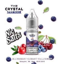 Liquid Crystal Promax Sel - Myrtille Cerise Canneberge 20mg 10ml | Bigvapoteur