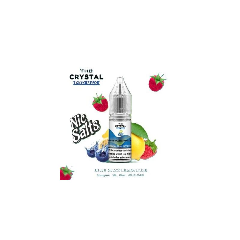 Liquid Crystal Promax Salt - Blue Razz Lemonade 20mg 10ml | Bigvapoteur