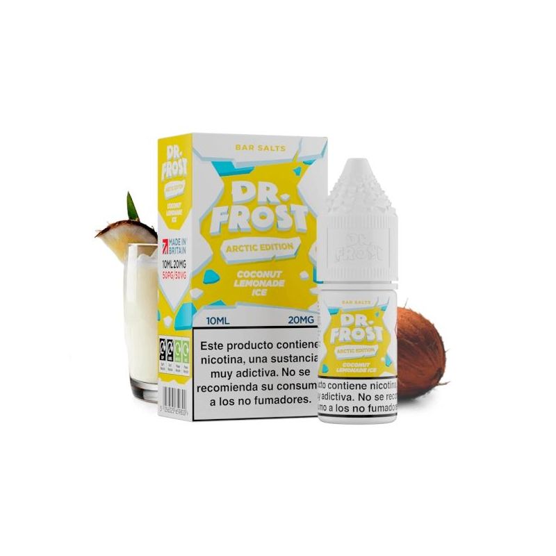 Liquid Dr Frost Salts - Coconut Lemonade Ice 20mg | Bigvapoteur