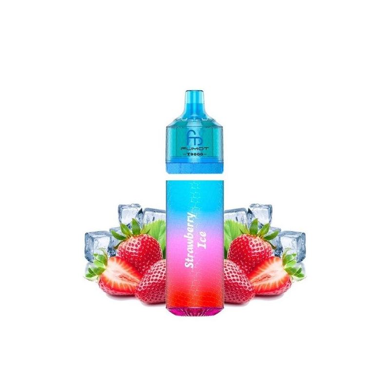 Fumot Puff T9000 TPD - Strawberry Ice 20mg | Bigvapoteur