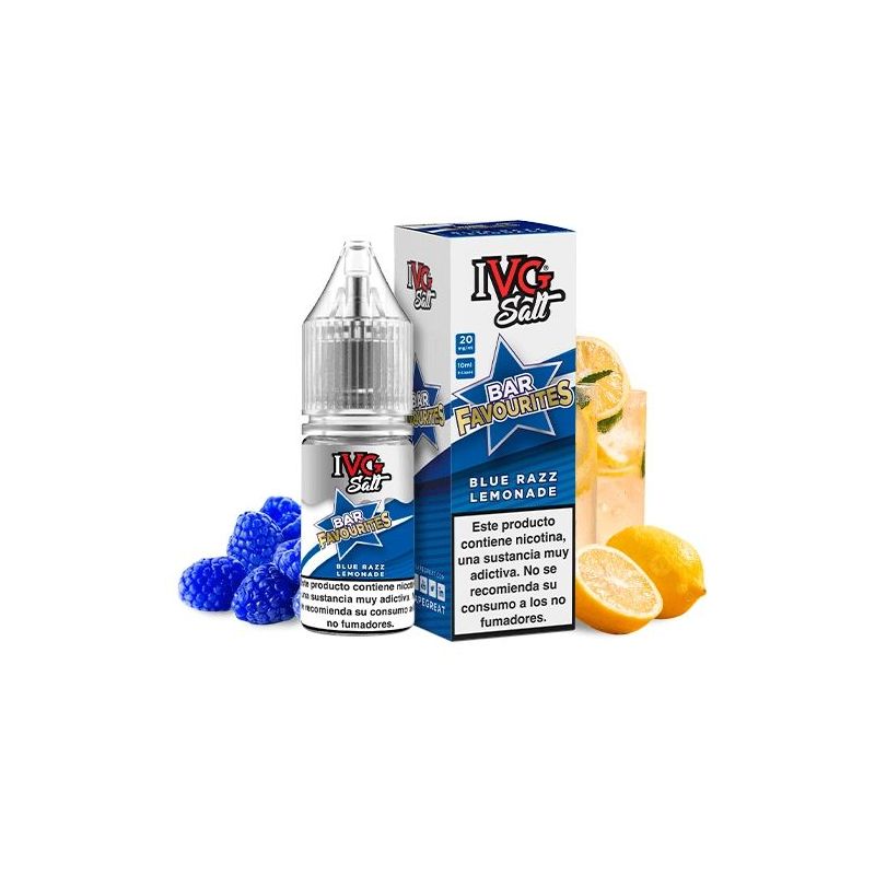 Liquid IVG Favourite Bar Salts - Blue Razz Limonade 20mg 10ml | Bigvapoteur