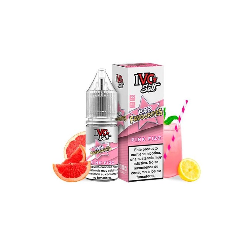 Liquid IVG Favourite Bar Salts - Pink Fizz 20mg 10ml | Bigvapoteur