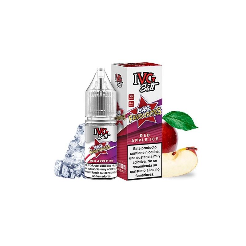 Liquid IVG Favourite Bar Salts - Pomme Rouge Glacée 20mg 10ml | Bigvapoteur