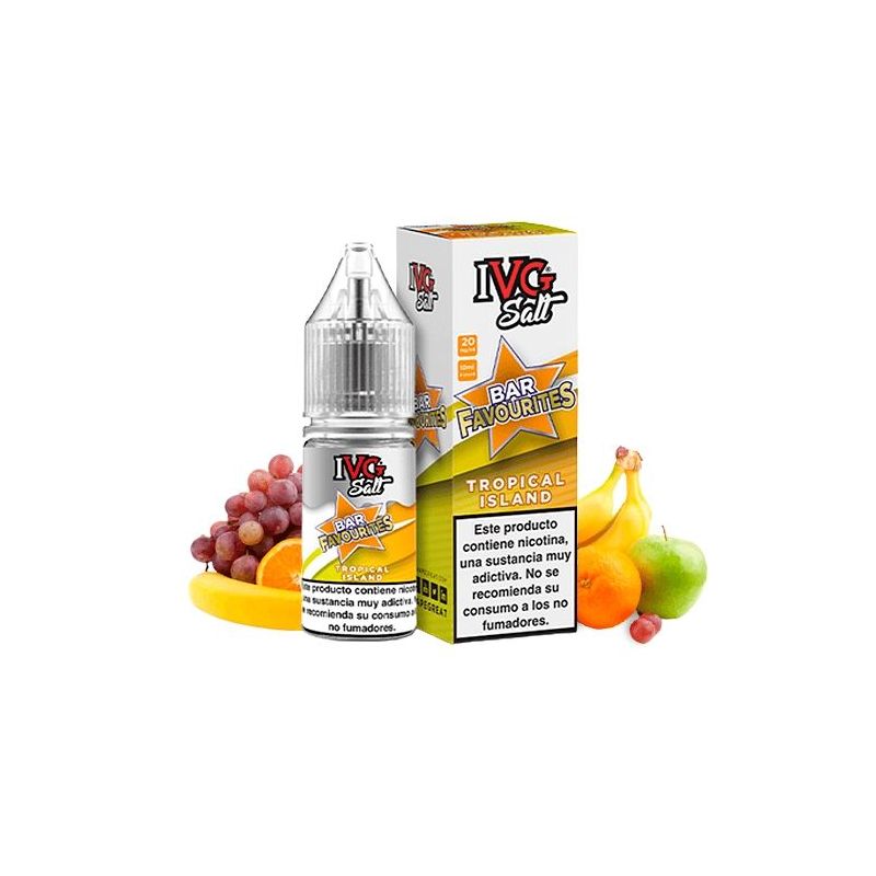 Liquid IVG Favourite Bar Salts - Île Tropicale 20mg 10ml | Bigvapoteur