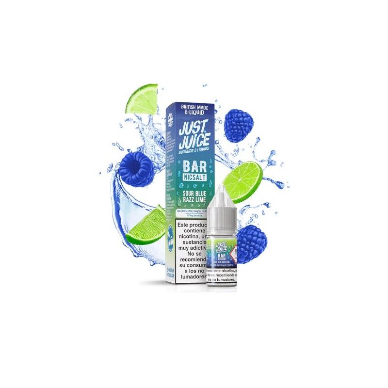 Liquid Just Juice Bar Salts - Sour Blue Razz Lime 20mg 10ml | Bigvapoteur