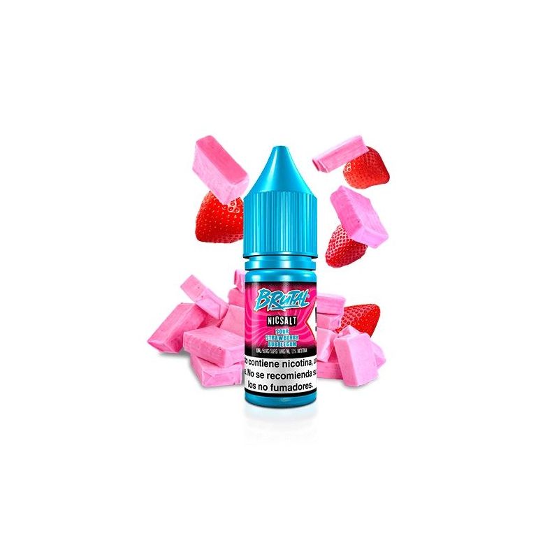 Liquid Just Juice Brutal Salts - Kwaśna Truskawka Guma Balonowa 20mg 10ml | Bigvapoteur