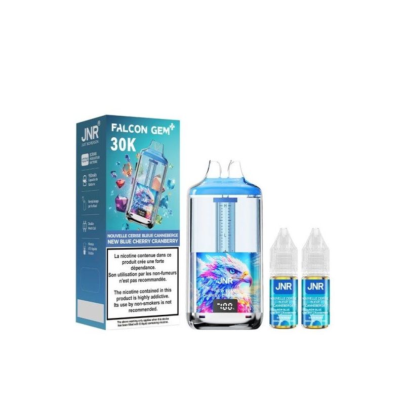 Puff 30K Falcon Gem+ 20mg - JNR - Nowa Niebieska Wiśnia Żurawina | Bigvapoteur