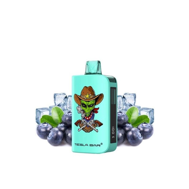 Puff ST-10 000 20mg - Tesla Bar - Myrtille Glacée | Bigvapoteur
