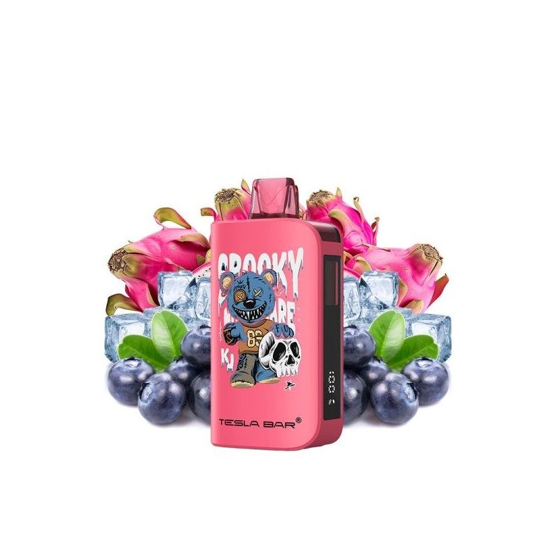 Puff ST-10 000 20mg - Tesla Bar - Dragon Fruit Blueberry Ice | Bigvapoteur
