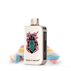 Puff ST-10 000 20mg - Tesla Bar - Marshmallow | Bigvapoteur