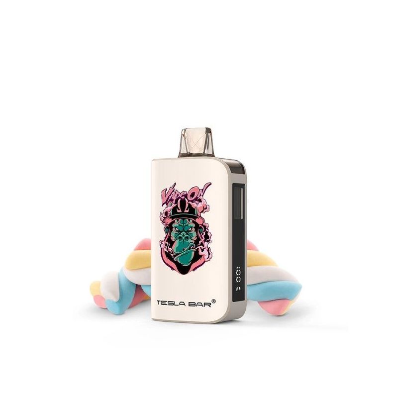 Puff ST-10 000 20mg - Tesla Bar - Marshmallow | Bigvapoteur