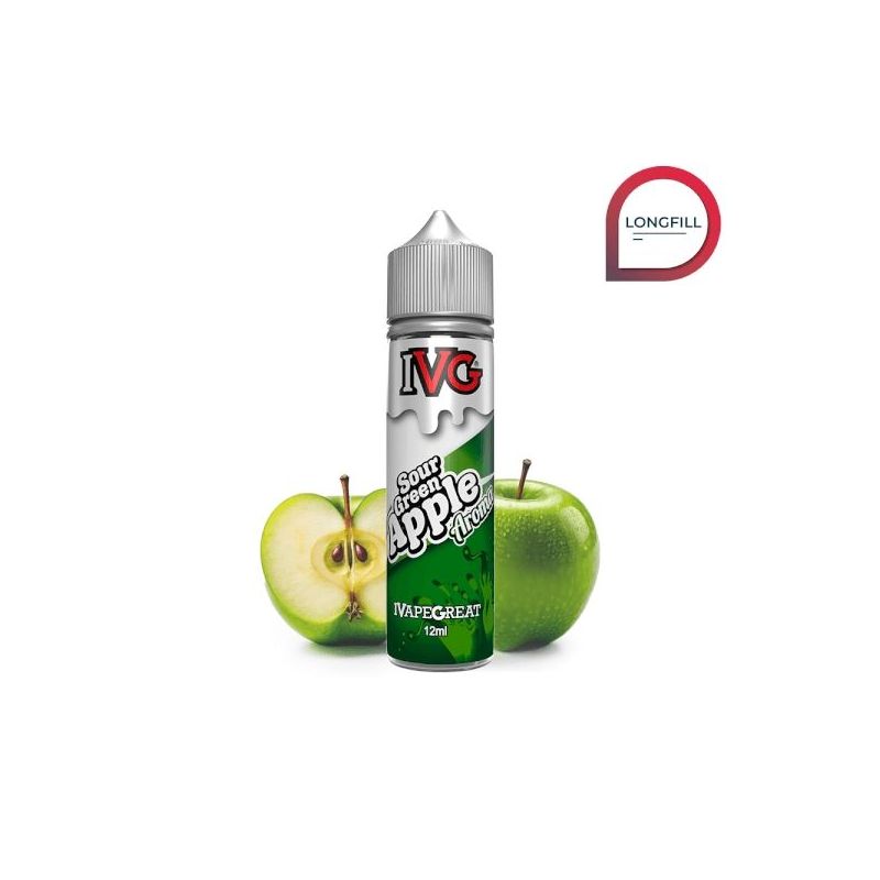 Longfill IVG - Kwaśne Zielone Jabłko 12/60ml | Bigvapoteur