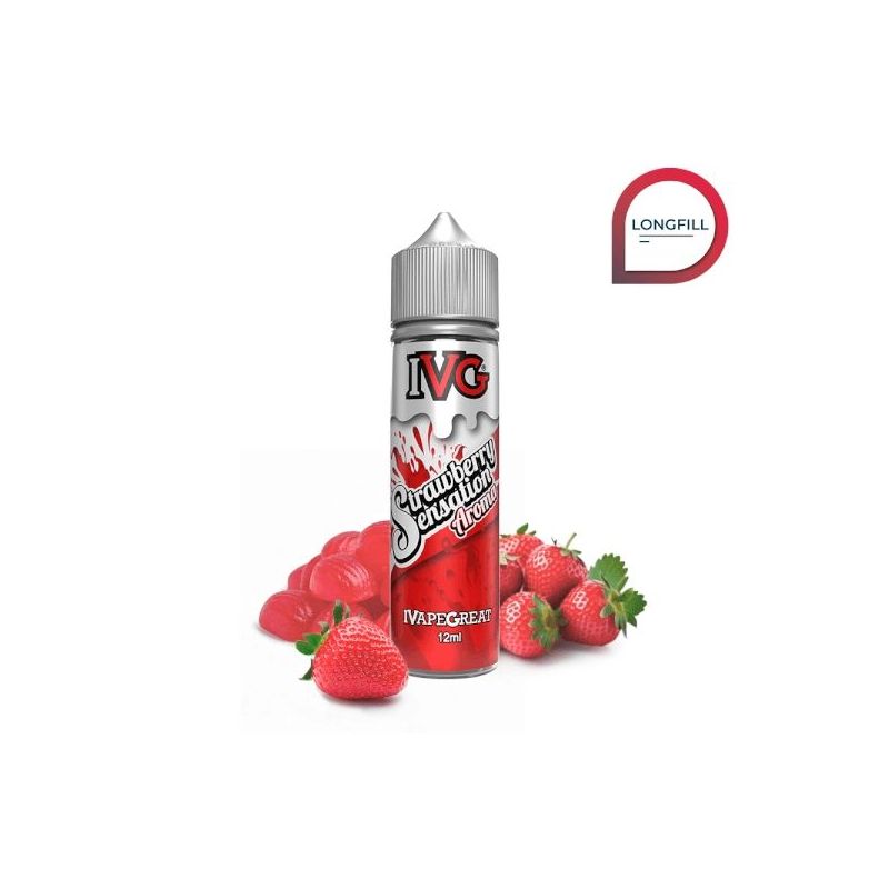 Longfill IVG - Truskawkowa Sensacja 12/60ml | Bigvapoteur