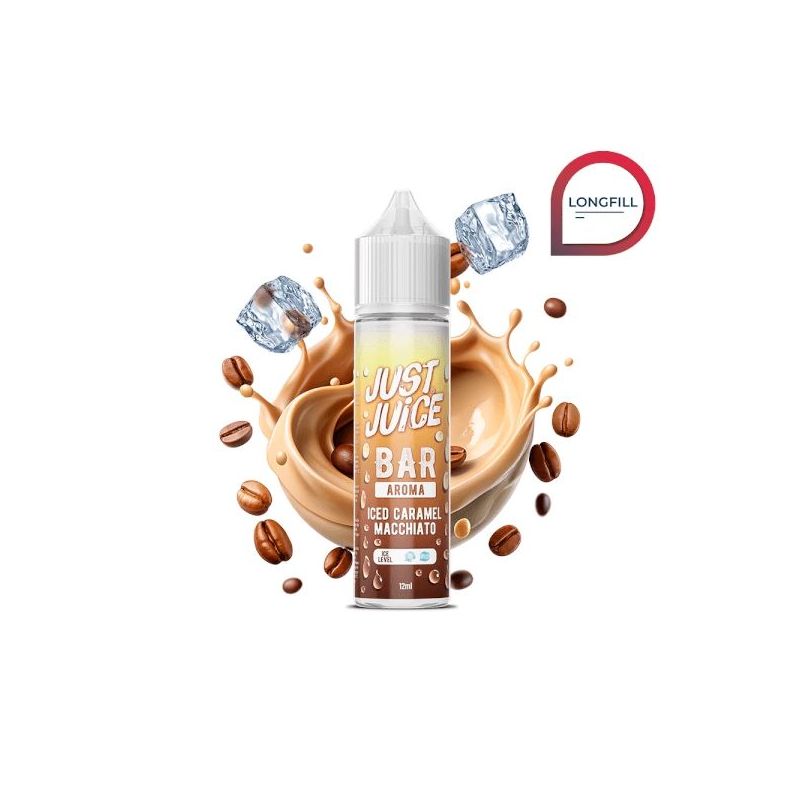 Longfill Just Juice Bar - Iced Caramel Macchiato 12/60ml | Bigvapoteur