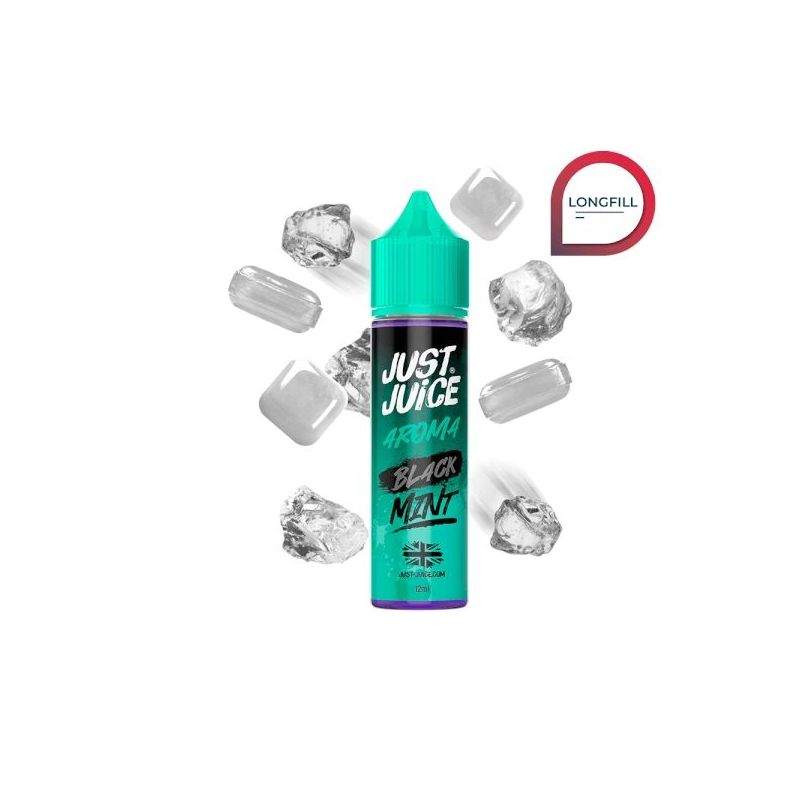 Longfill Just Juice Mint Range - Black 12/60ml | Bigvapoteur