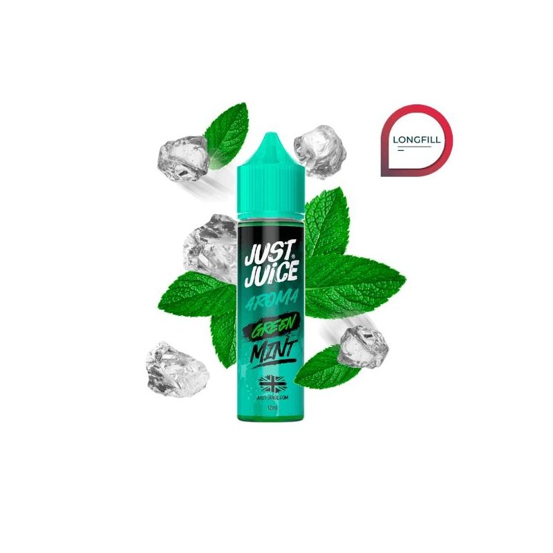 Longfill Just Juice Mint Range - Green 12/60ml | Bigvapoteur