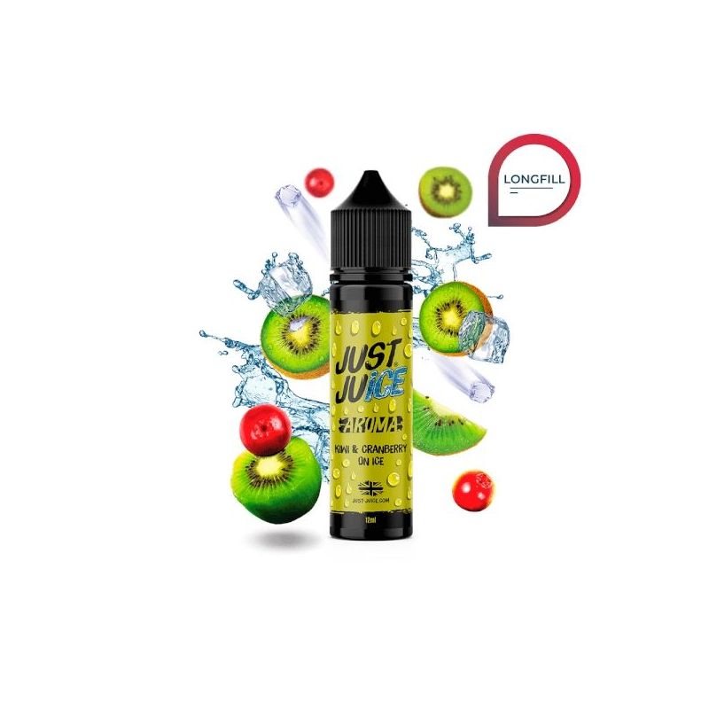 Longfill Just Juice Iconic - Kiwi Żurawina On Ice 12/60ml | Bigvapoteur