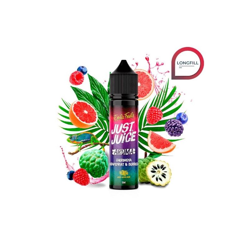 Longfill Just Juice Fruits Exotiques - Chérimolier Pamplemousse Baies 12/60ml | Bigvapoteur
