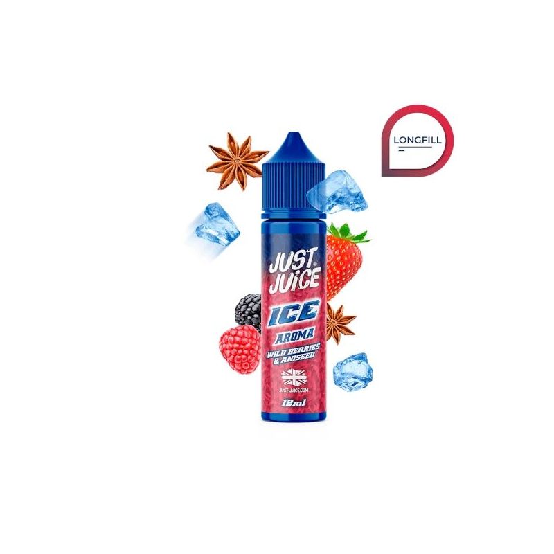 Longfill Just Juice Ice - Wild Berries Aniseed 12/60ml | Bigvapoteur