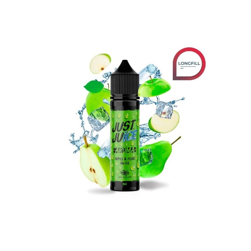 Longfill Just Juice Iconic - Pomme Poire Glacé 12/60ml | Bigvapoteur