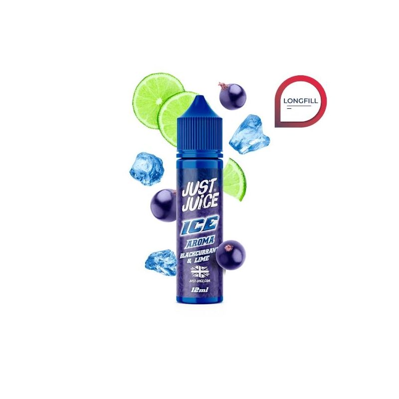 Longfill Just Juice Ice - Cassis Citron Vert 12/60ml | Bigvapoteur
