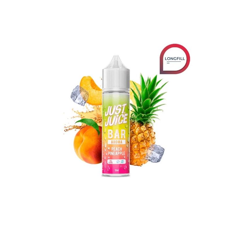 Longfill Just Juice Bar - Peach Pineapple 12/60ml | Bigvapoteur