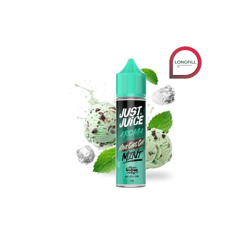 Longfill Just Juice Gamme Menthe - Menthe Chocolat Pépites 12/60ml | Bigvapoteur