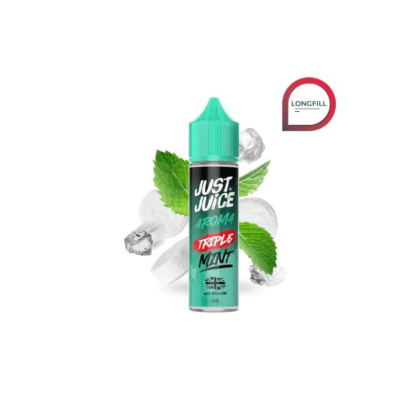 Longfill Just Juice Mint Range - Potrójna Mięta 12/60ml | Bigvapoteur