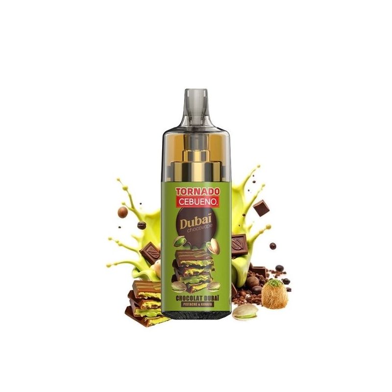 El Mordjvape & Chocovape Dubaj 0,7Ω 20 mg - Cebueno x Tornado 10000 by Gobar - Czekolada z Dubaju | Bigvapoteur