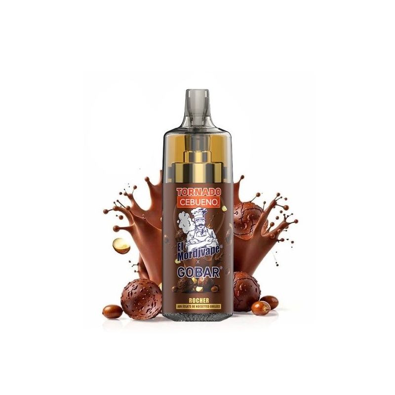 El Mordjvape & Chocovape Dubaï 0,7Ω 20mg - Cebueno x Tornado 10000 by Gobar - Rocher | Bigvapoteur