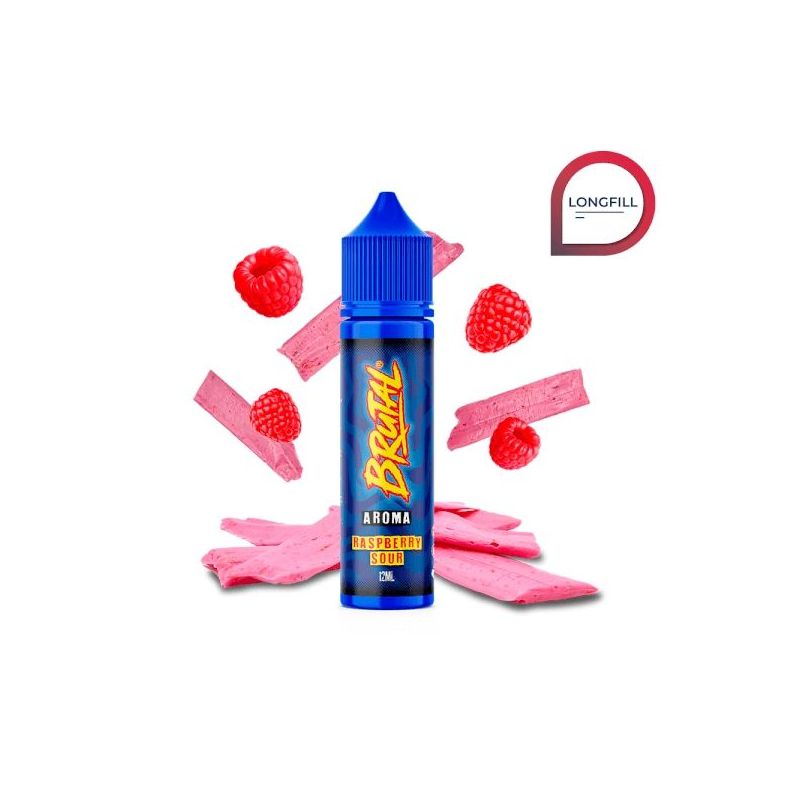 Longfill Brutal Drinks By Just Juice - Raspberry Sour 12/60ml | Bigvapoteur