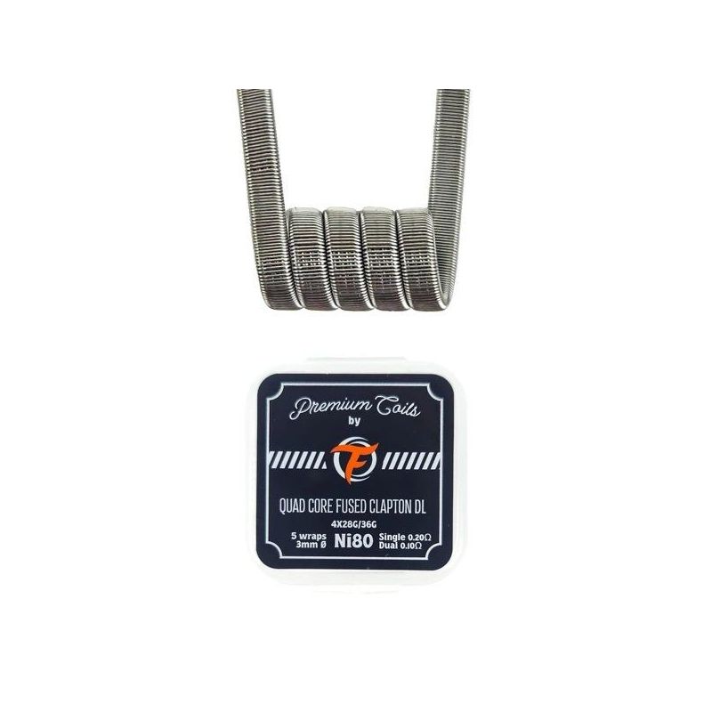 Quad Core Fused Clapton DL Ni80 0,20Ω (10szt.) - Fumytech | Bigvapoteur