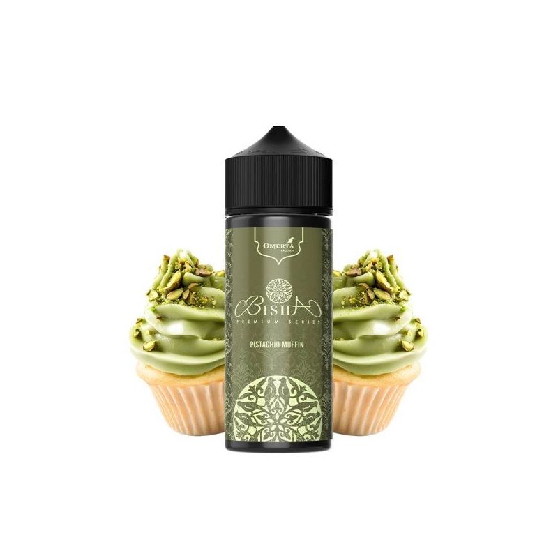 Premix Bisha by Omerta Liquids - Muffin à la Pistache 100/120ml | Bigvapoteur