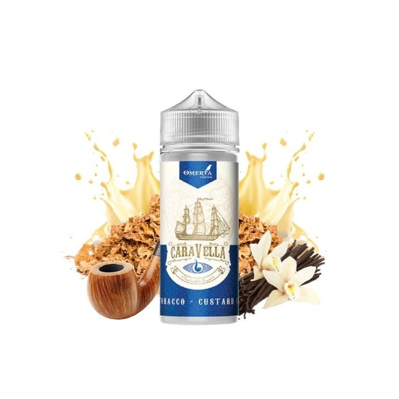 Premix Caravella by Omerta Liquids - Crème Custard Classique 100/120ml | Bigvapoteur